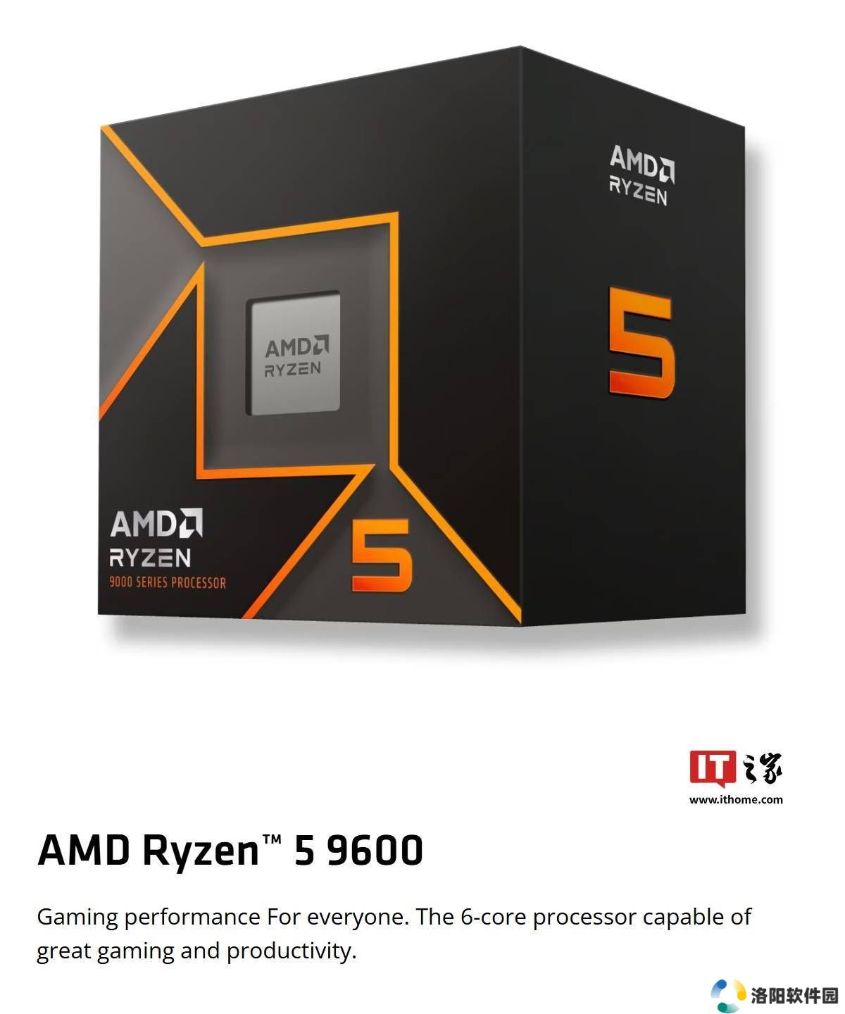 AMD新推锐龙5 9600处理器，性能微调附带散热器